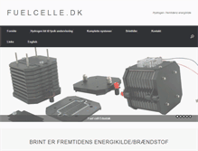 Tablet Screenshot of fuelcelle.dk